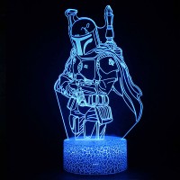 Lampe 3D Boba Fett Star Wars