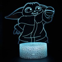 Lampe 3D Baby Yoda Star Wars