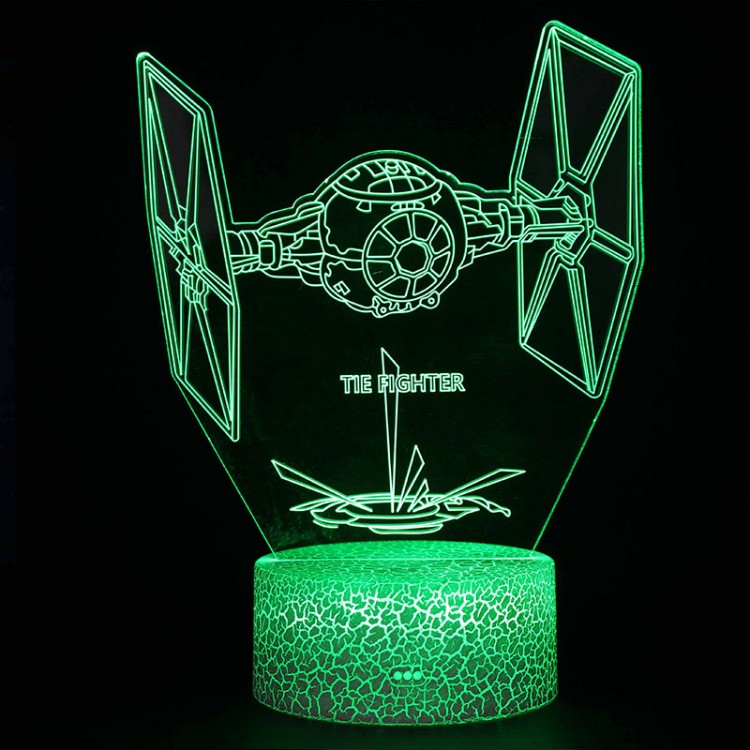 Lampe 3D Tie Fighter Star Wars
