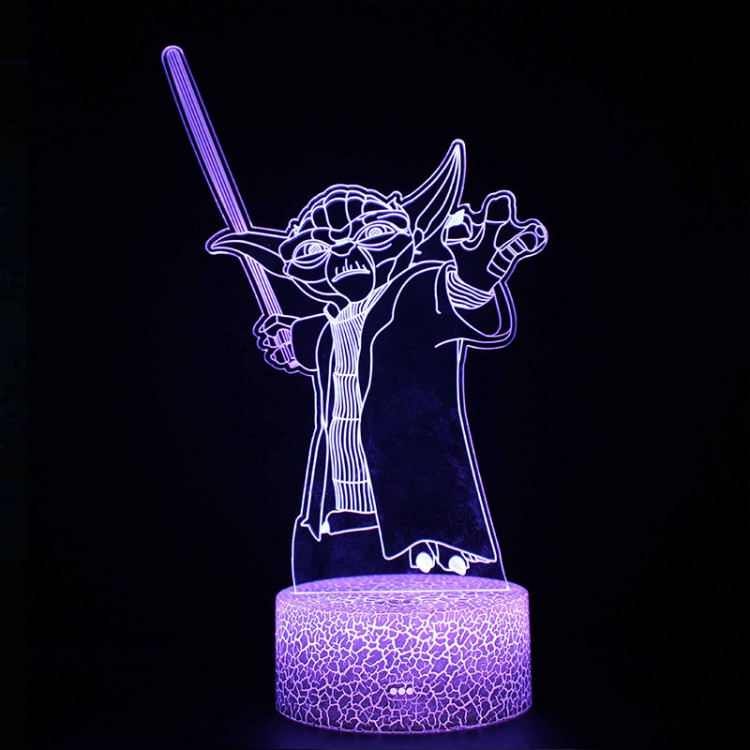 Lampe 3D Yoda Sabre Laser