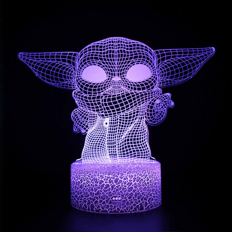 Lampe 3D Petit Yoda