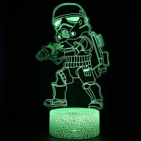 Lampe 3D Trooper Cartoon