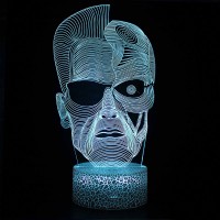 Lampe 3D Visage Terminator