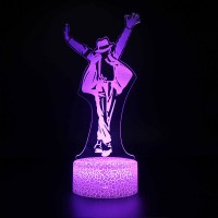 Lampe 3D Michael Jackson Chapeau