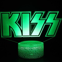 Lampe 3D Logo KISS
