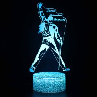 Lampe 3D Freddie Mercury
