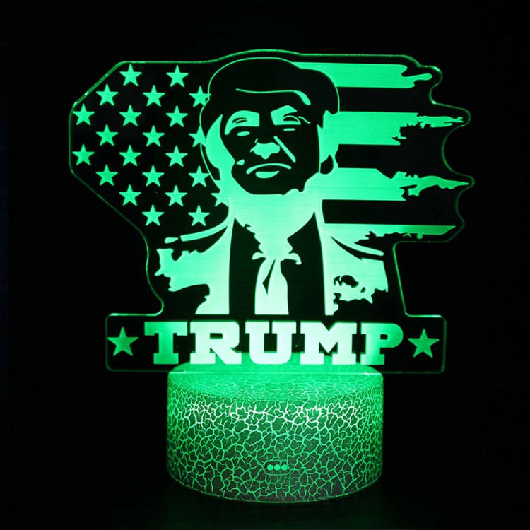 Lampe 3D Trump USA