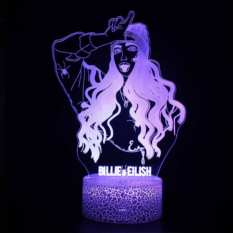Lampe 3D Billie Eilish