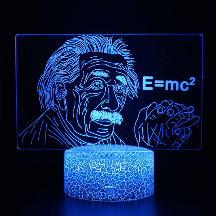 Lampe 3D Albert Einstein