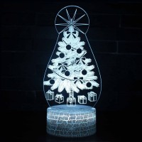 Lampe 3D Sapin Cadeaux