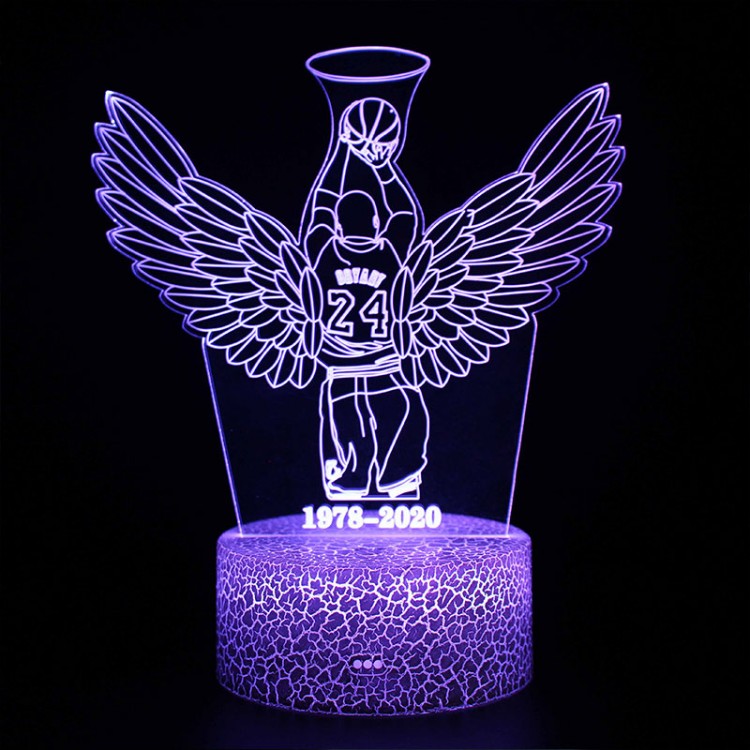 Lampe 3D Ange Kobe Bryant