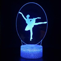 Lampe 3D Danseuse de ballet