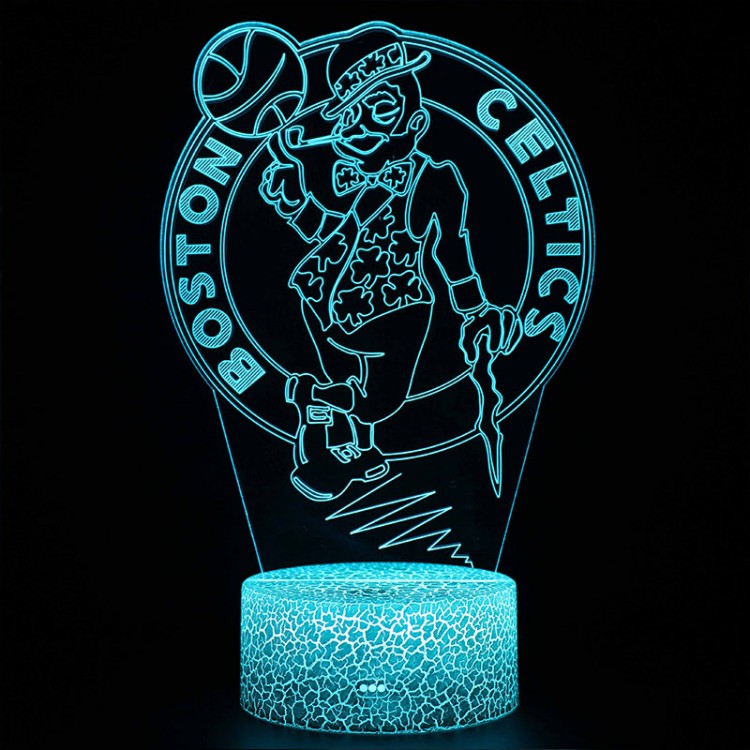 Lampe 3D Boston Celtics
