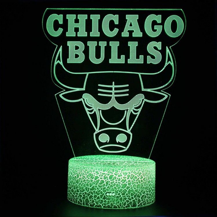 Lampe 3D Chicago Bulls