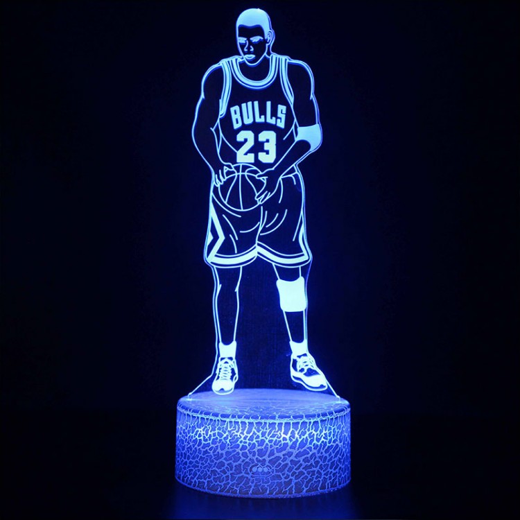 Lampe 3D Basketball Michael Jordan