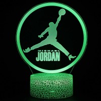 Lampe 3D Michael Jordan Sautant