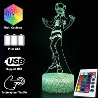 Lampe 3D Robin One Piece caractéristiques