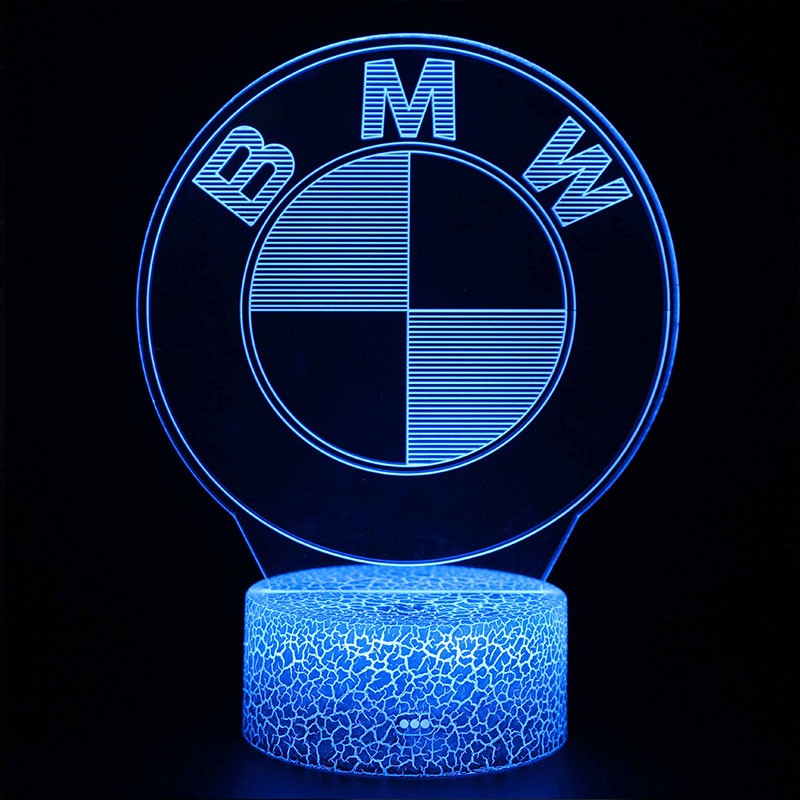 Lampe 3D Logo BMW  Livraison Gratuite