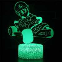 Lampe 3D Luigi Mario Kart