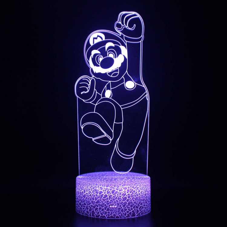 Lampe Mario 3D LED  Livraison Gratuite