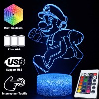 Lampe 3D Mario télécommandes
