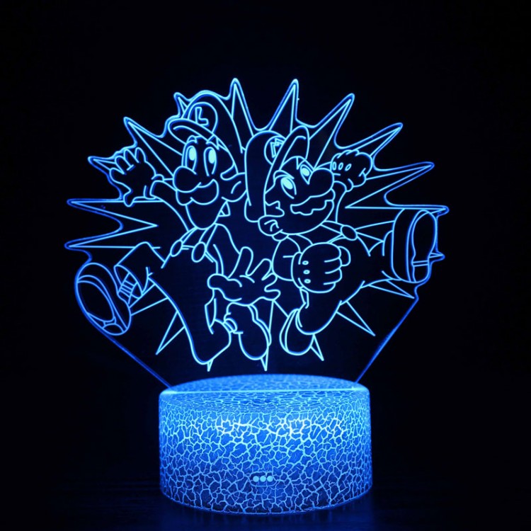 Lampe 3D Mario & Luigi