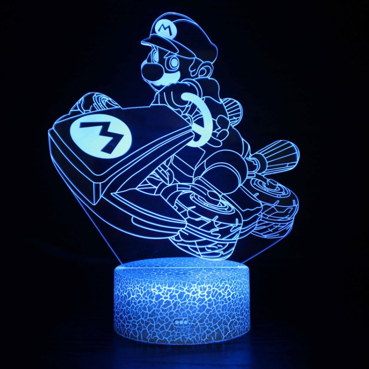 Lampe 3D Mario Kart