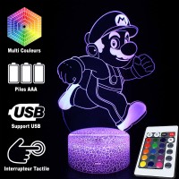 Lampe 3D Mario Bros télécommandes