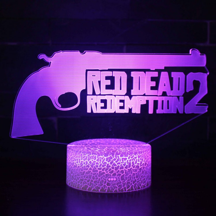 Lampe 3D Red Dead Redemption 2 logo