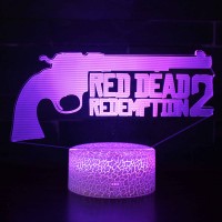 Lampe 3D Red Dead Redemption 2 logo