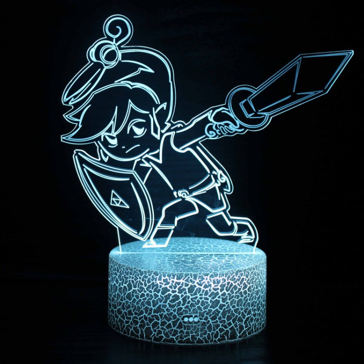 Lampe 3D Link Zelda