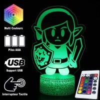 Lampe 3D Zelda Link Mini télécommande