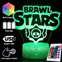Lampe 3D Brawl Stars télécommandes