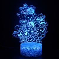 Lampe 3D One Piece Bateau