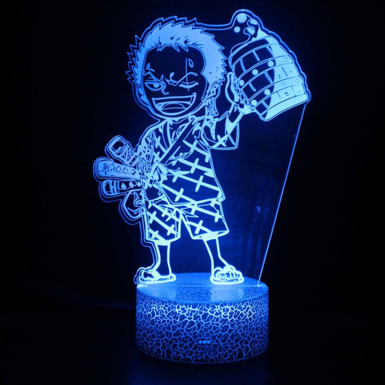 Lampe 3D One Piece Zoro Bière