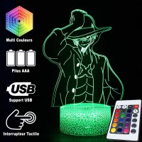 Lampe 3D One Piece Luffy Chapeau télécommande