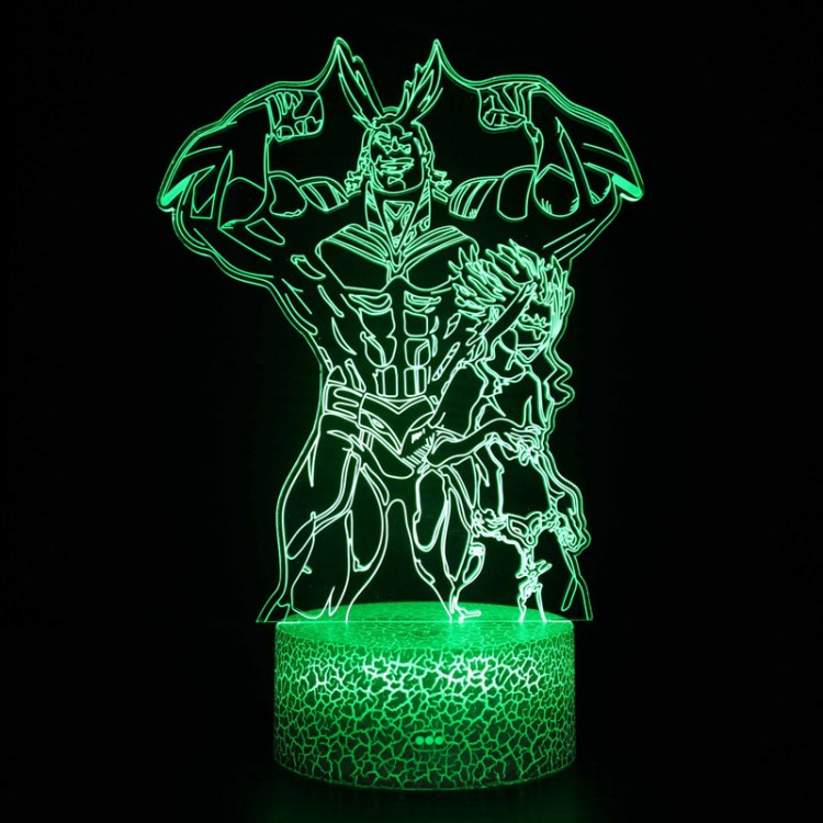 Lampe 3D My Hero Academia All Might