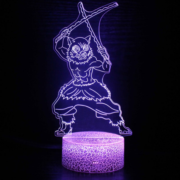 Lampe 3D Demon Slayer Inosuke