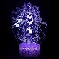 Lampe 3D Tanjiro & Nezuko Demon Slayer