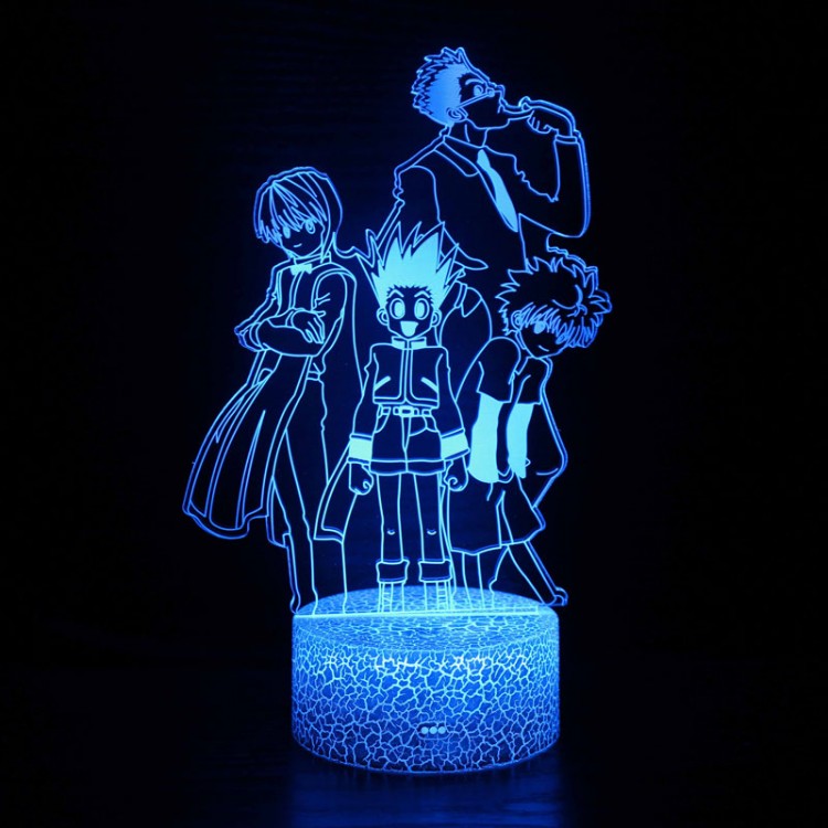 Lampe 3D Hunter x Hunter Personnages