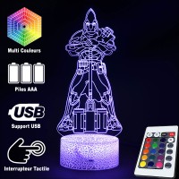 Lampe 3D Chevalier Ultime Fortnite télécommande