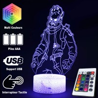 Lampe 3D Voyageur Éternel Fortnite télécommande
