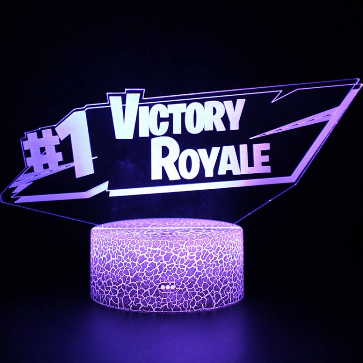 Lampe 3D Victoire Royale Fortnite Top 1