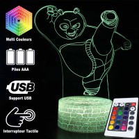 Lampe 3D Kung Fu Panda Po Ping caractéristiques