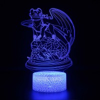 Lampe 3D Dragons Krokmou