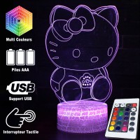 Lampe 3D Hello Kitty caractéristiques