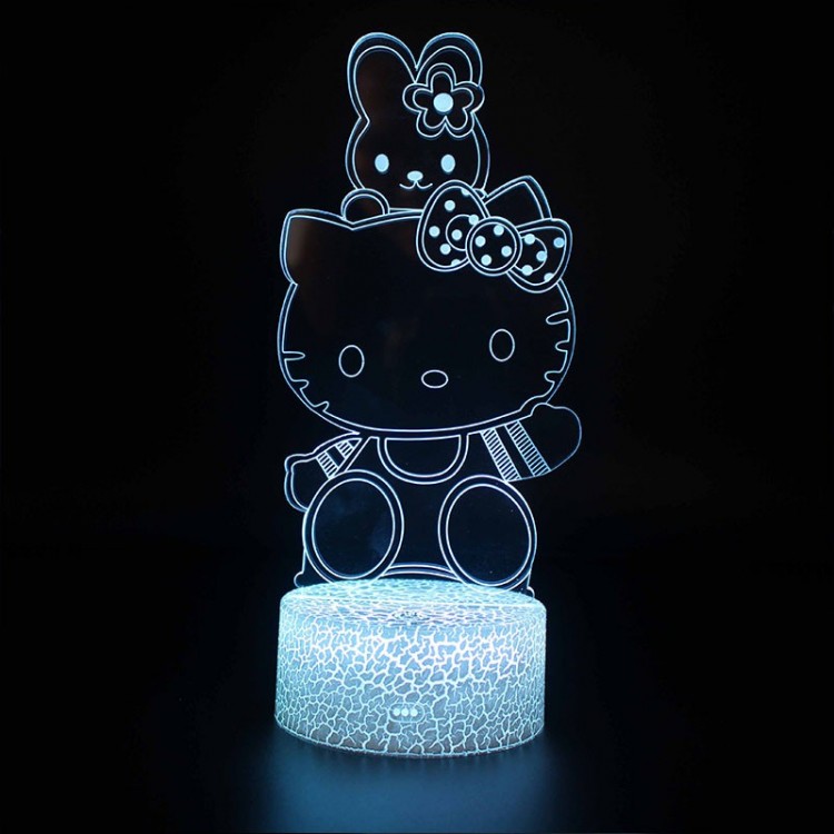 Lampe 3D Hello Kitty & Lapin