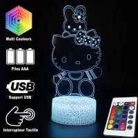 Lampe 3D Hello Kitty & Lapin caractéristiques