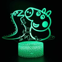 Lampe 3D George Pig dinosaure