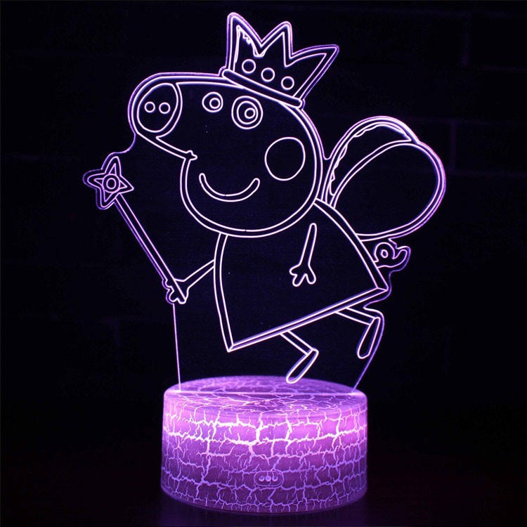 Lampe 3D Peppa Pig